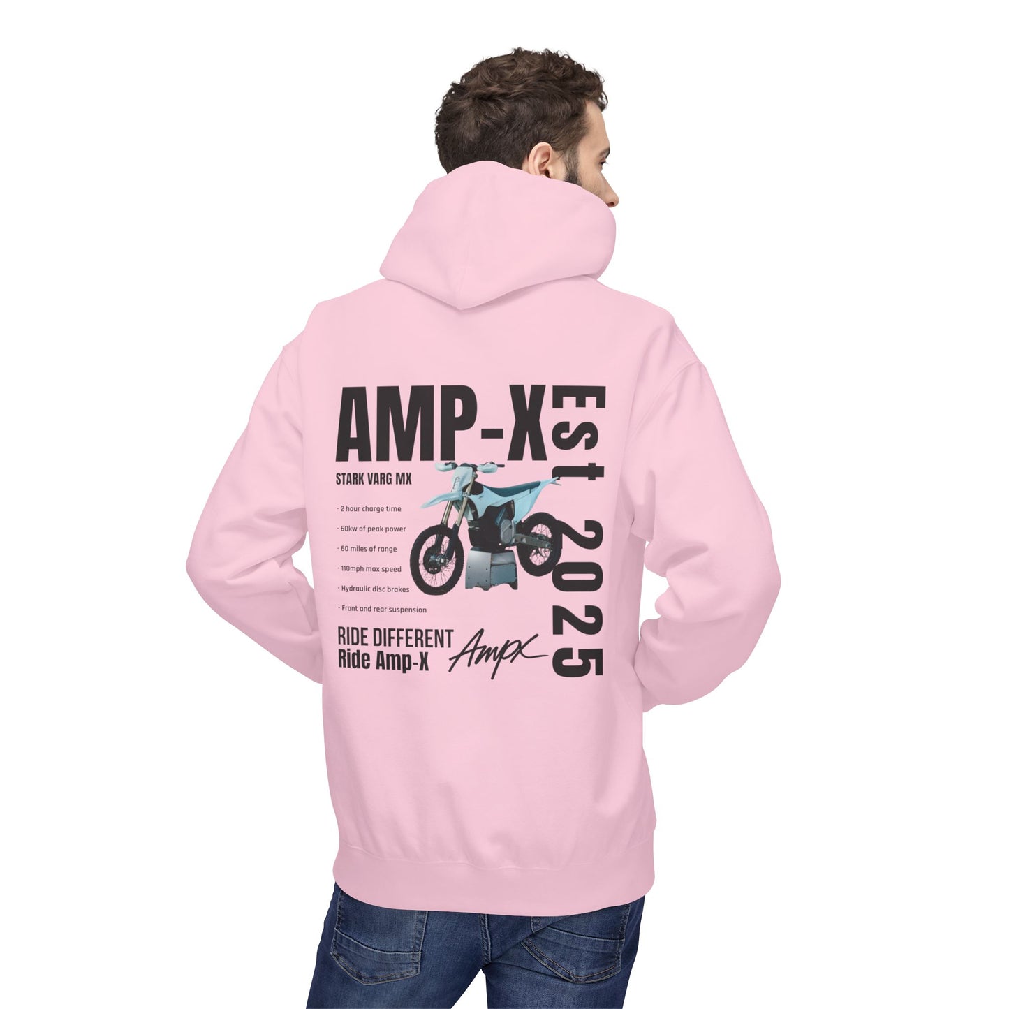 Amp-X Stark Varg MX Unisex Midweight Softstyle Fleece Hoodie