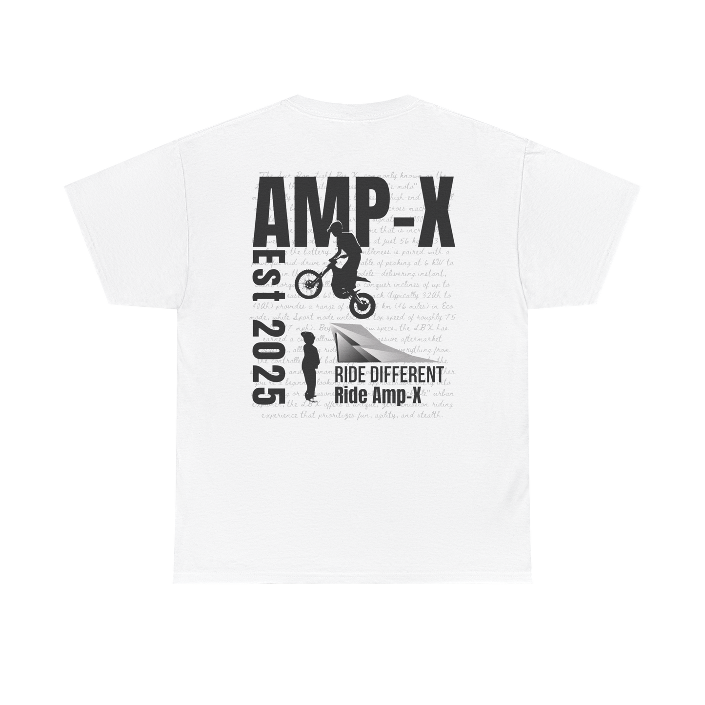 Amp-X Stunt Design Big Logo Tee