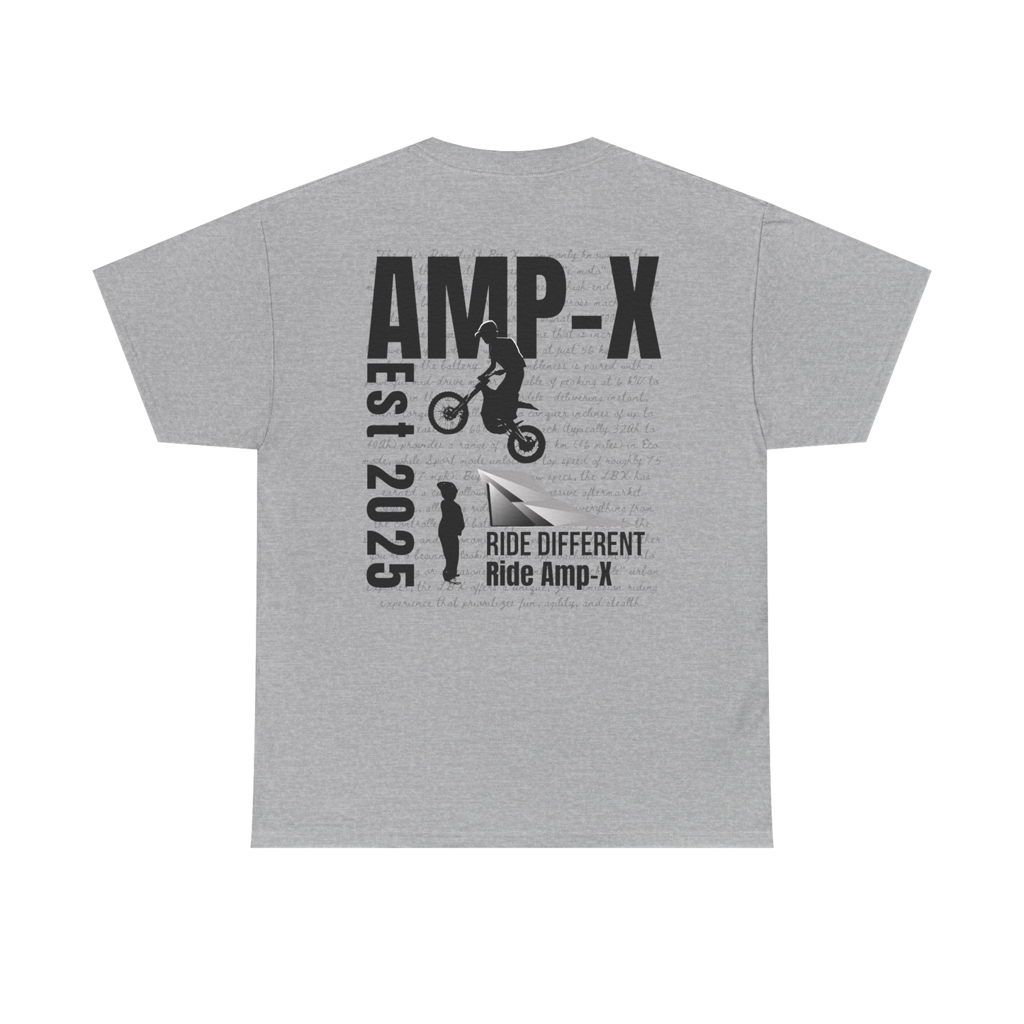 Amp-X Stunt Design Big Logo Tee