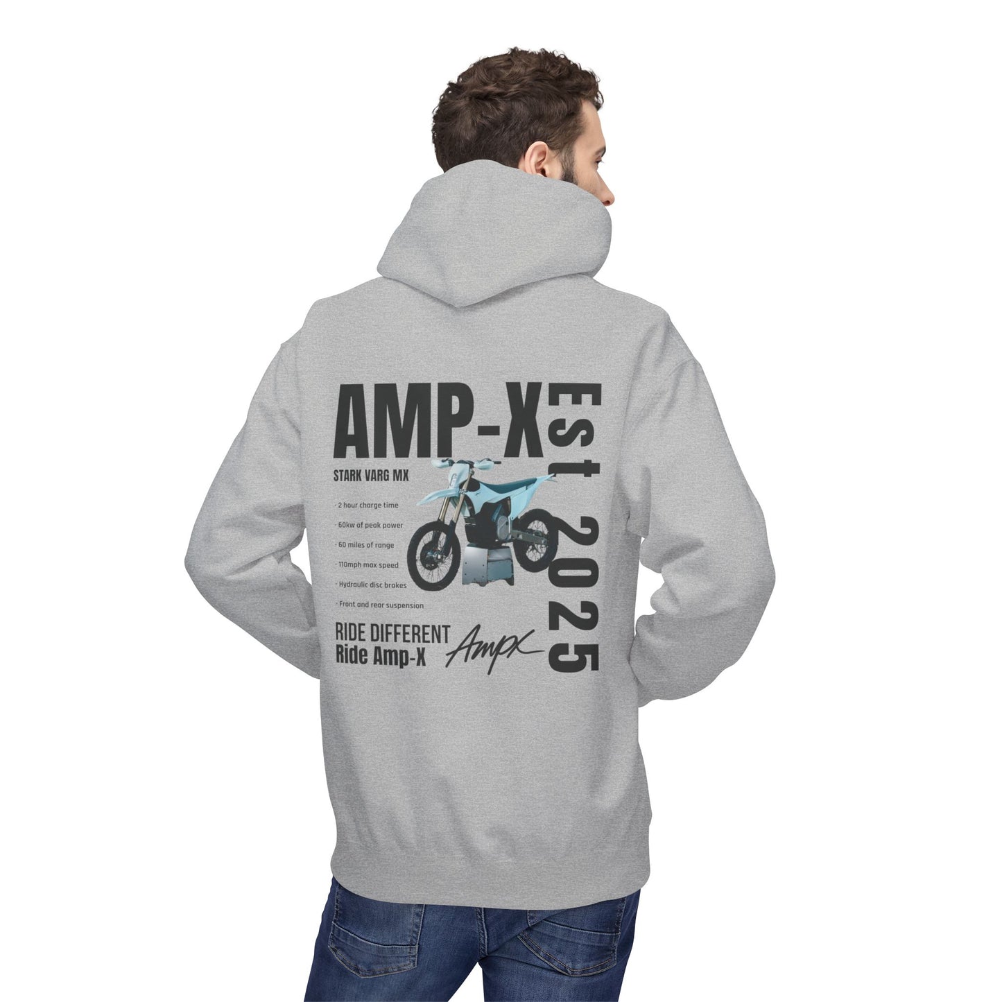 Amp-X Stark Varg MX Unisex Midweight Softstyle Fleece Hoodie